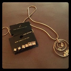 New York & Company necklace and earring